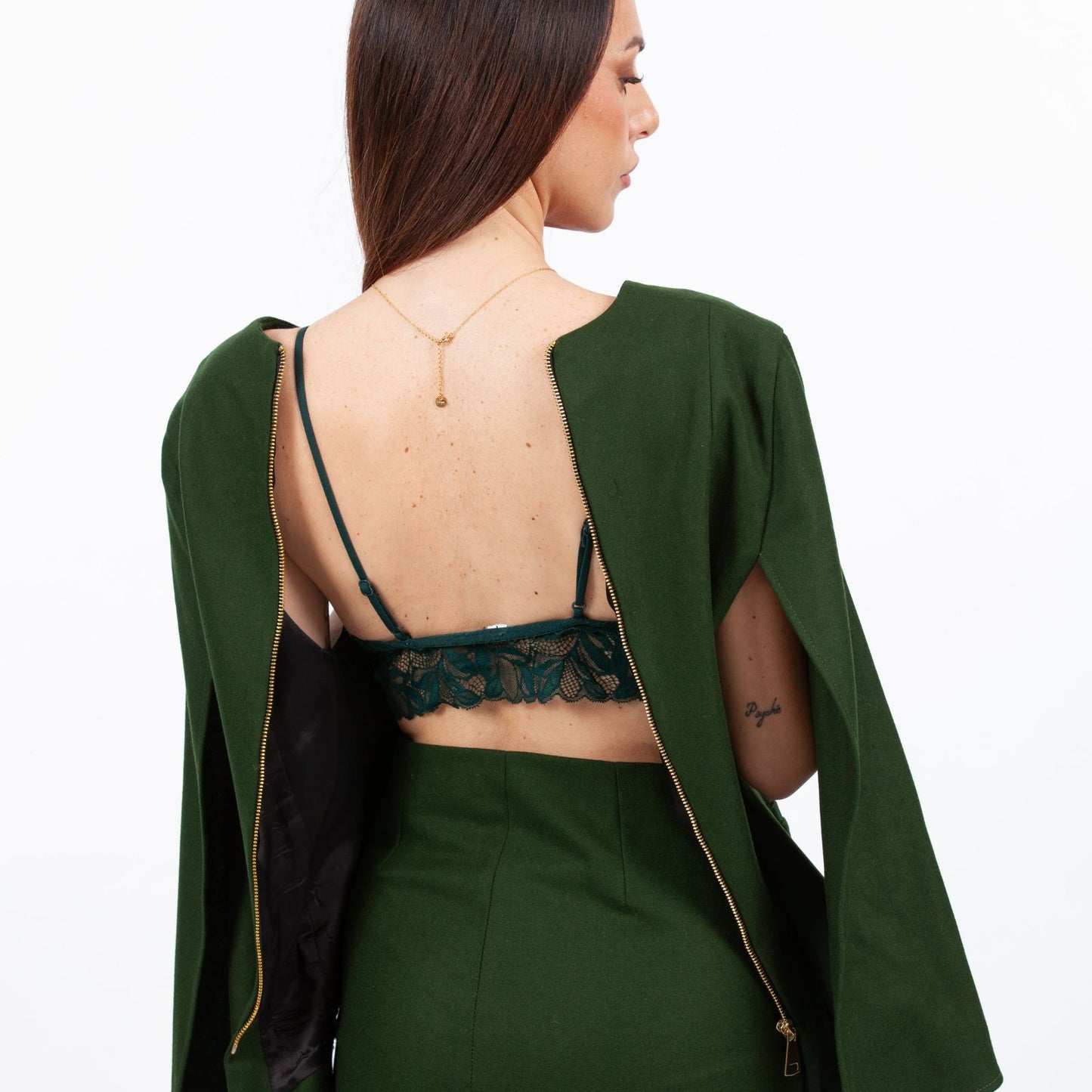 Divisible green suit