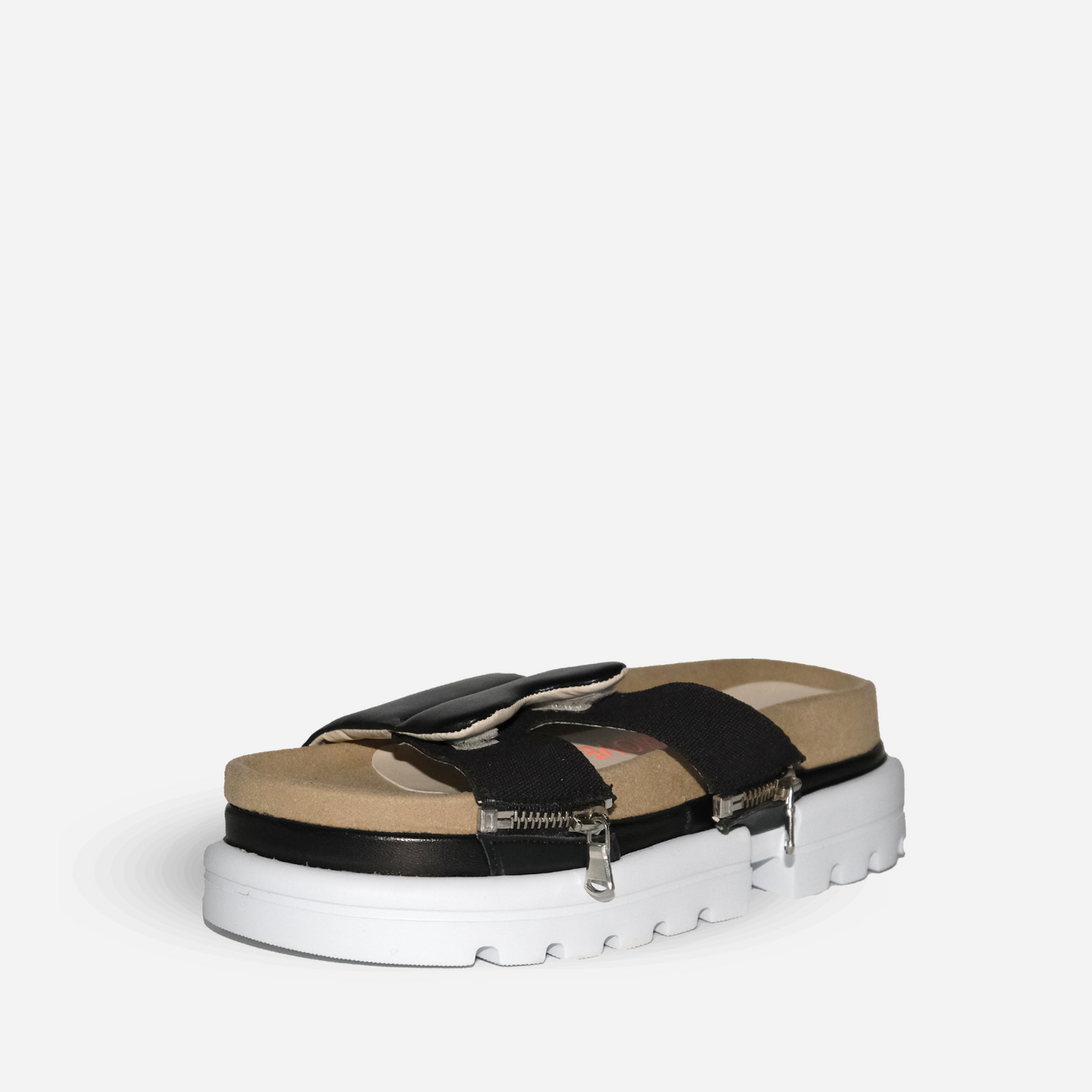 Black & Silver Sandal