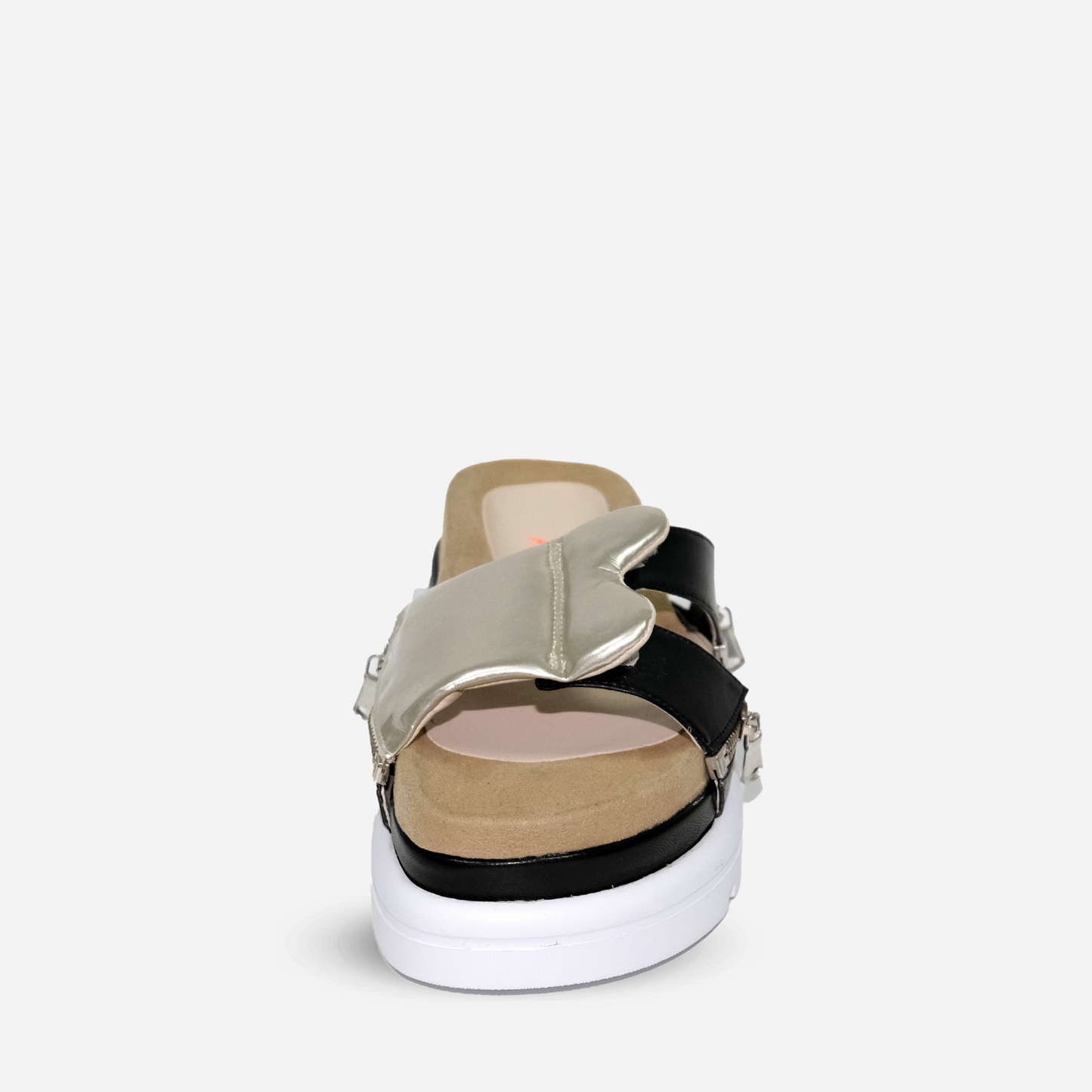 Black & Silver Sandal