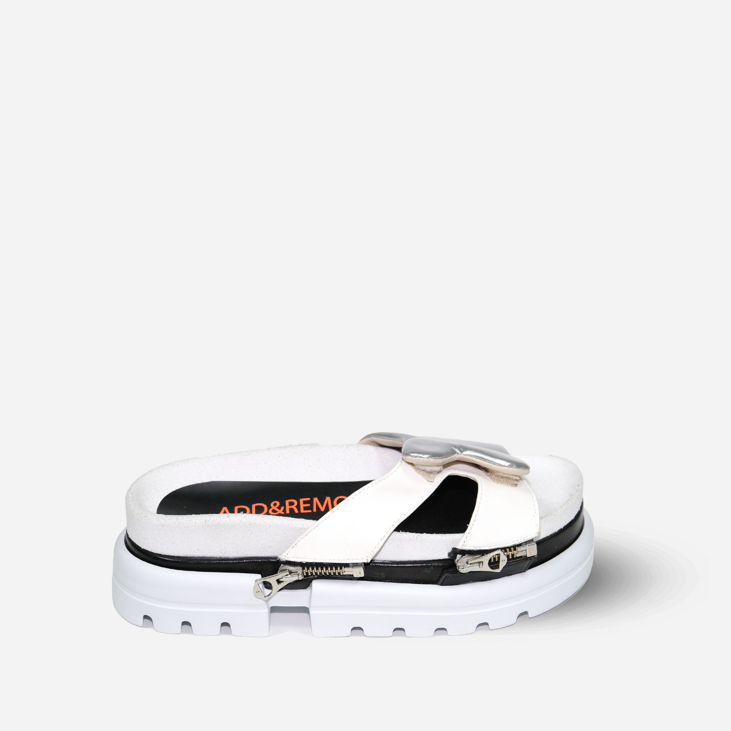 Black & Silver Sandal