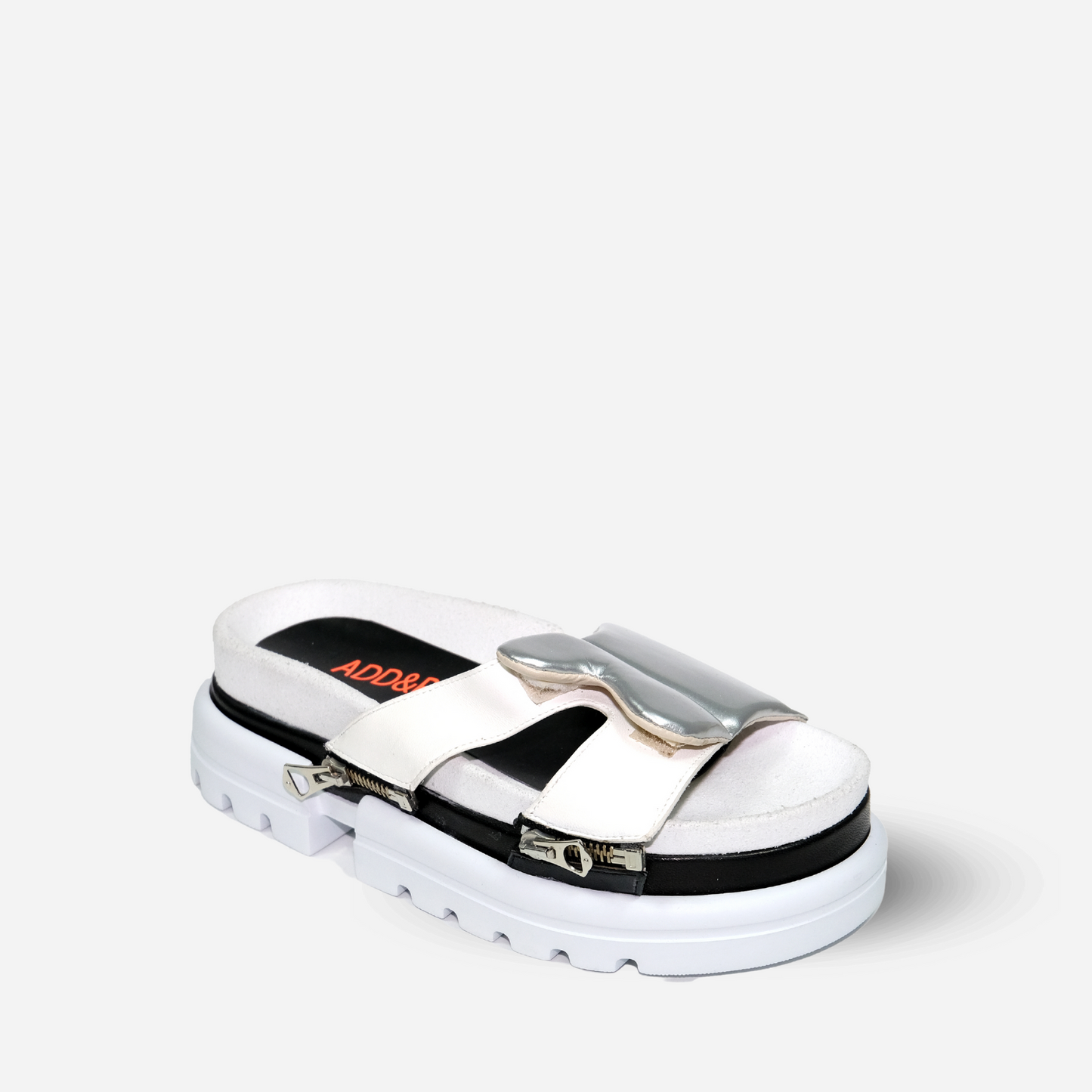 Black & Silver Sandal