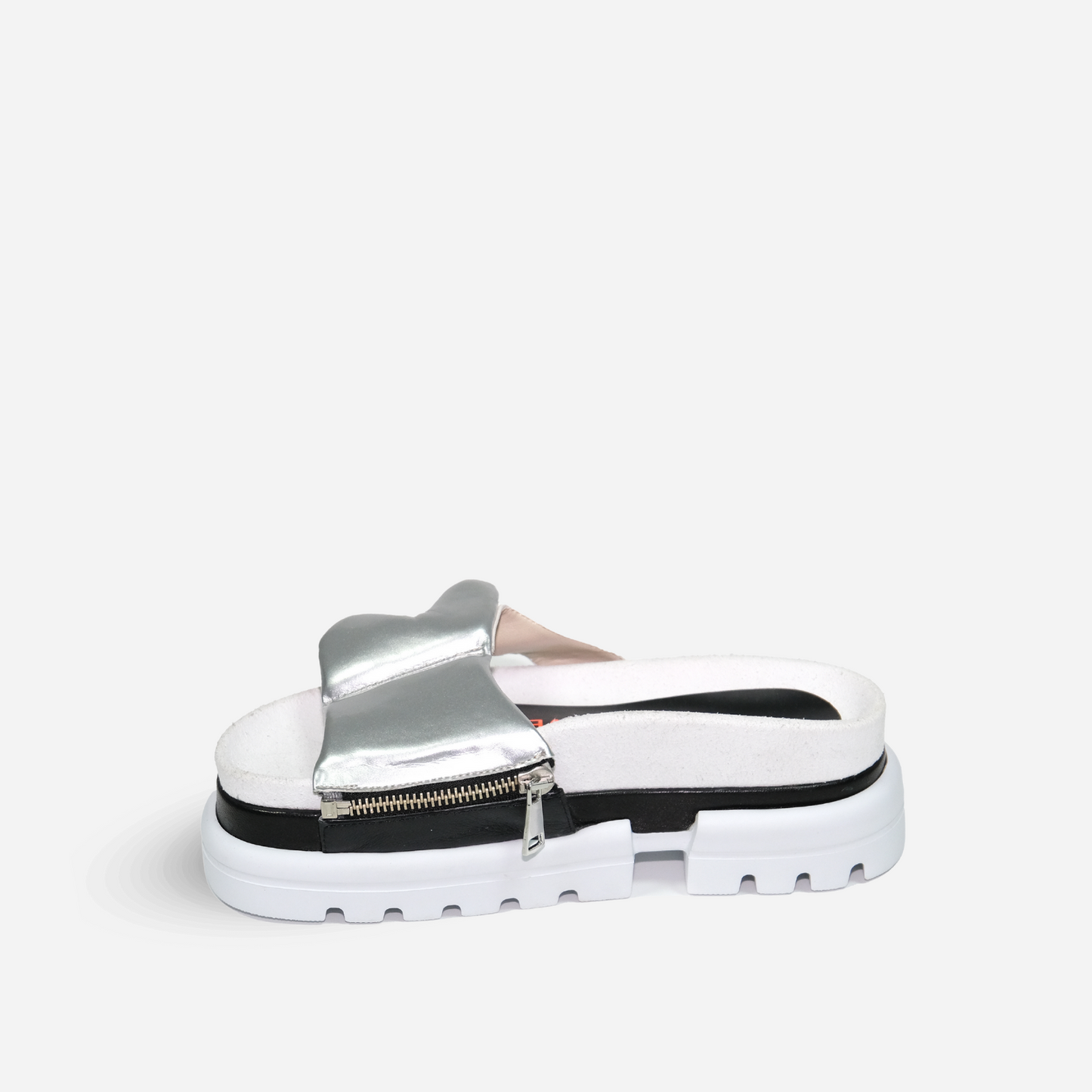 Black & Silver Sandal