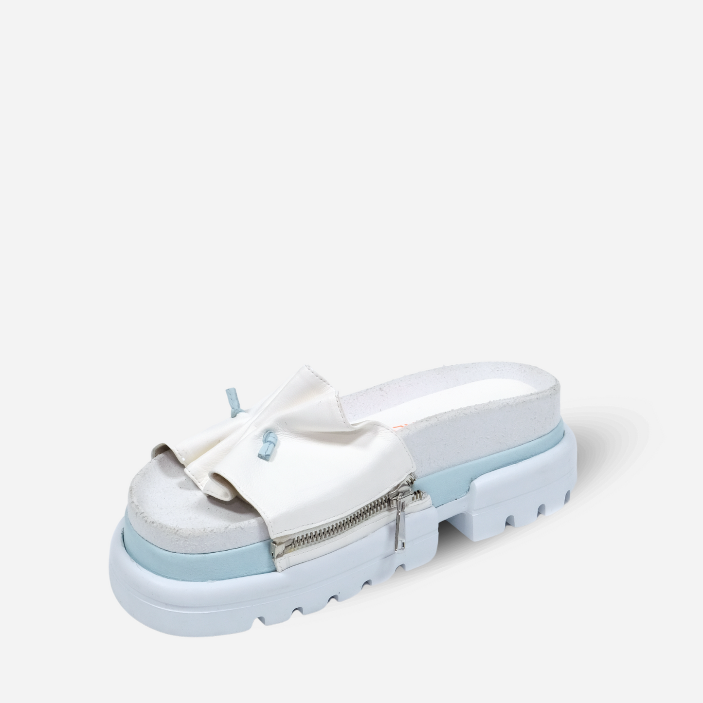 White & Sky Sandal