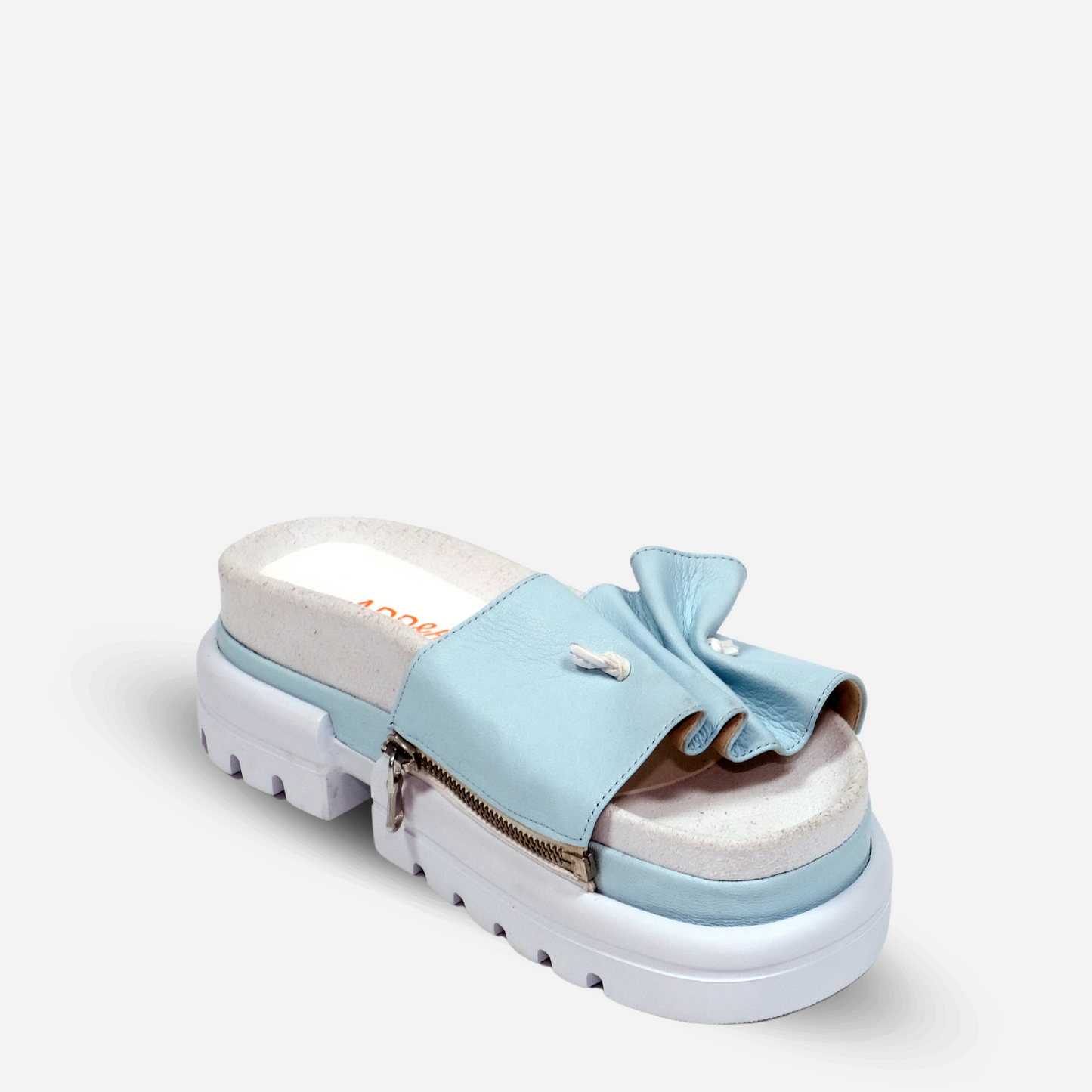 White & Sky Sandal
