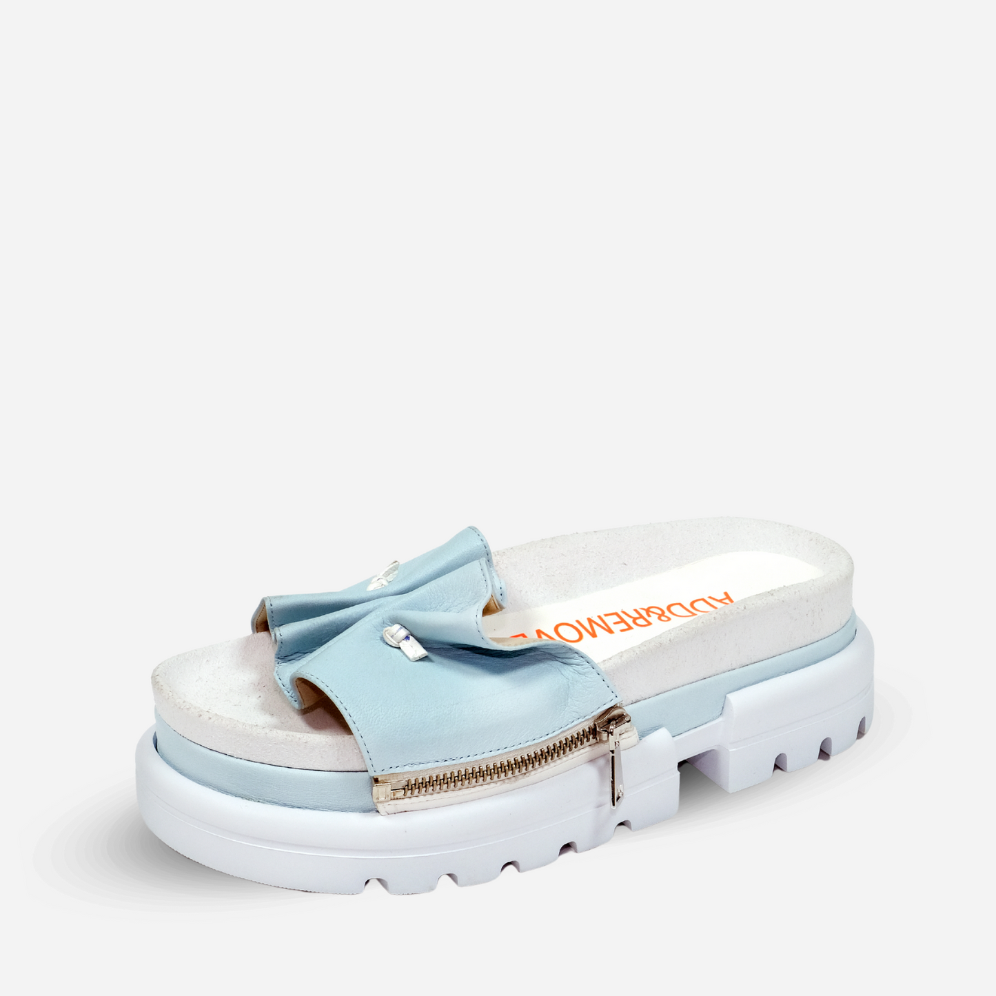 White & Sky Sandal