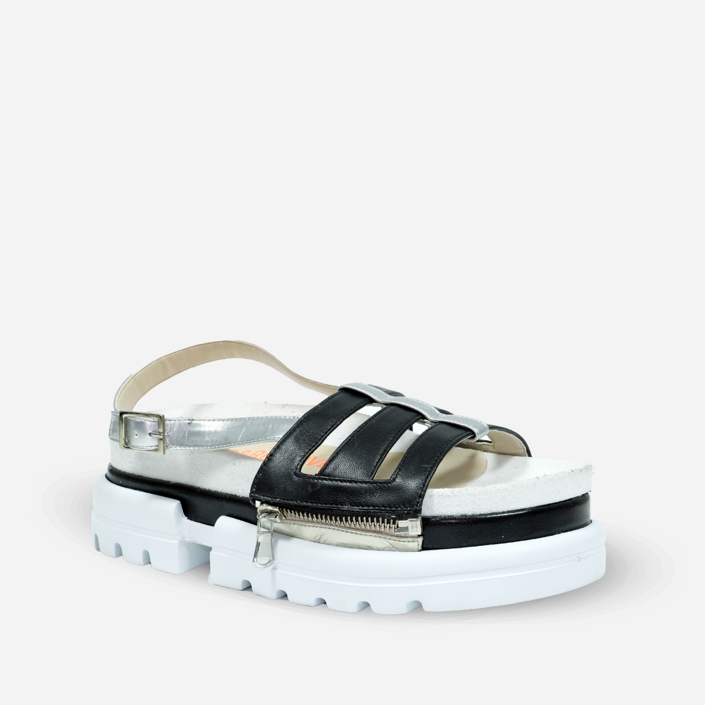 Orange & Black Sandal
