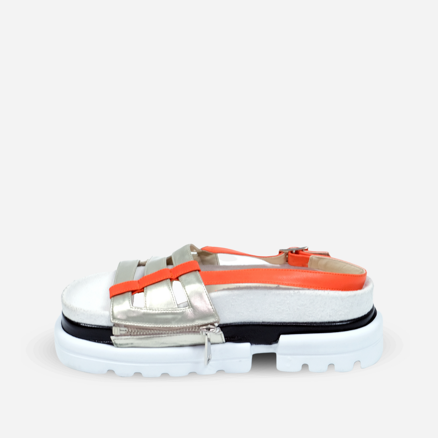 Orange & Black Sandal