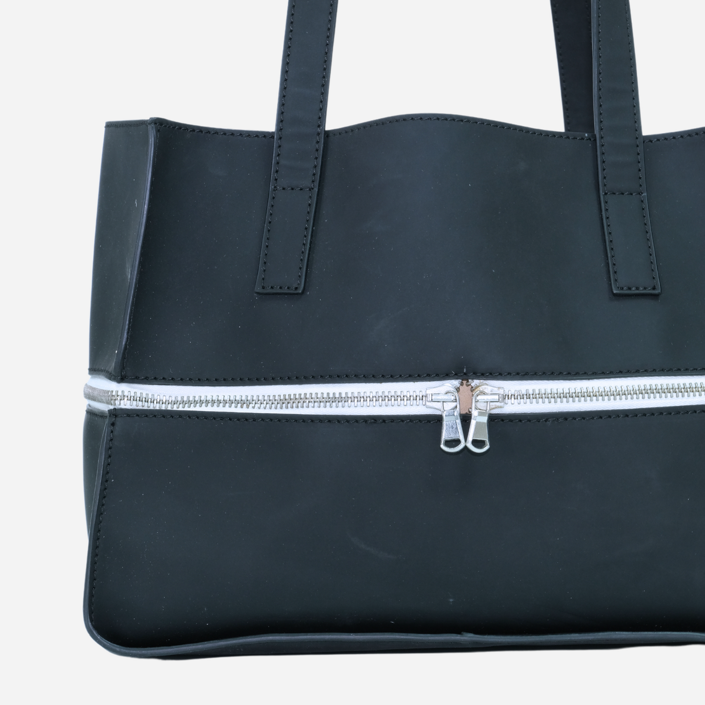 Black bag with long handle