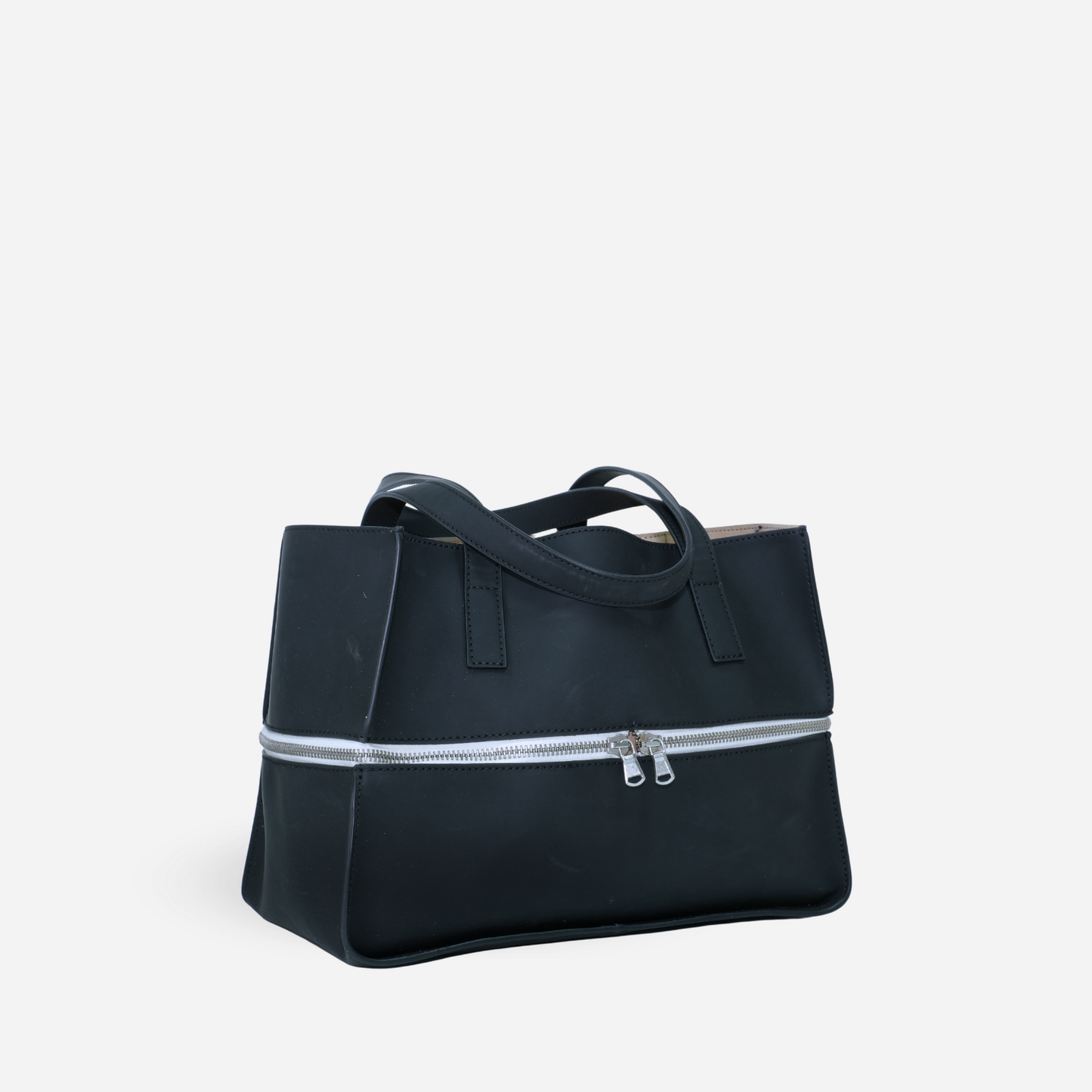Black bag with long handle