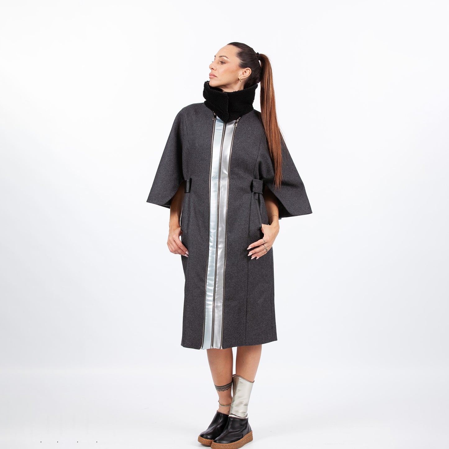 K-Coat with removable collar.