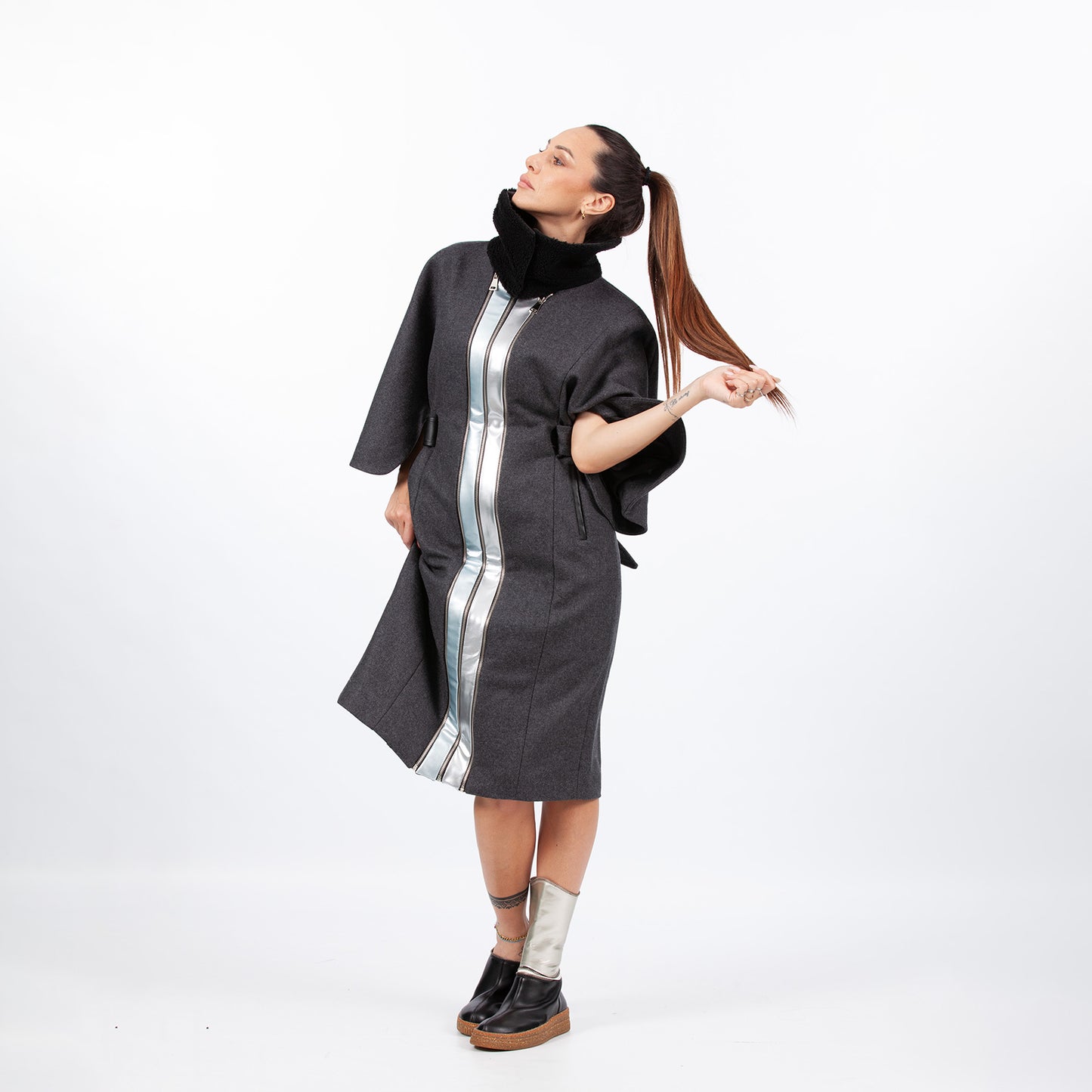 K-Coat with removable collar.