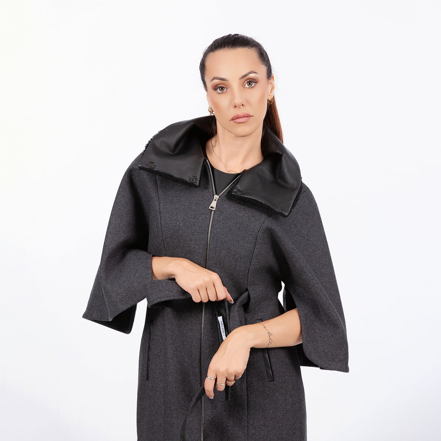 K-Coat with removable collar.