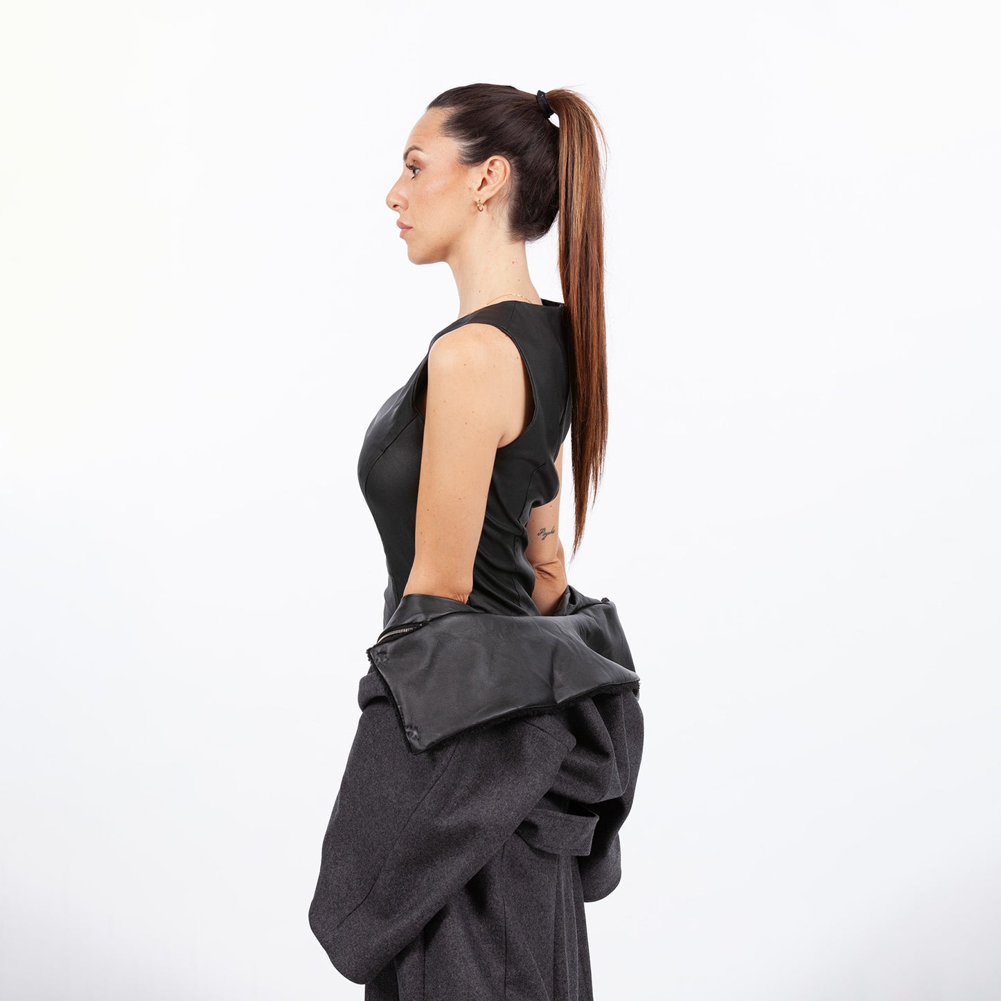 K-Coat with removable collar.