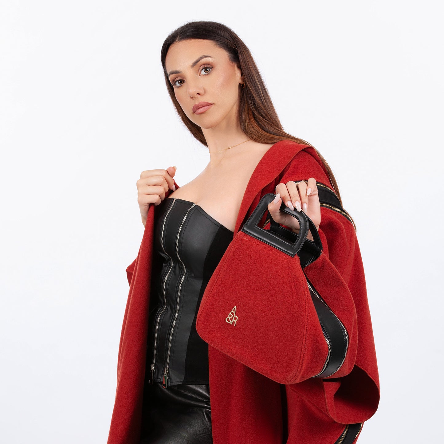 Red Double shopper