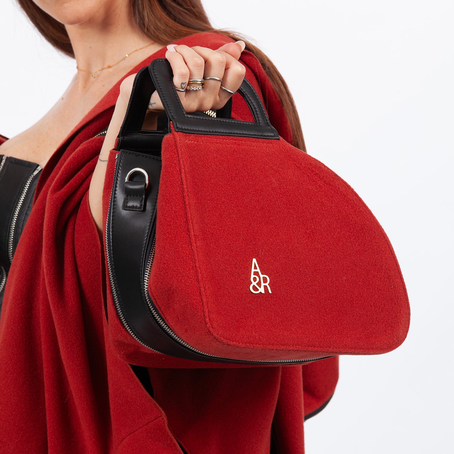 Red Double shopper