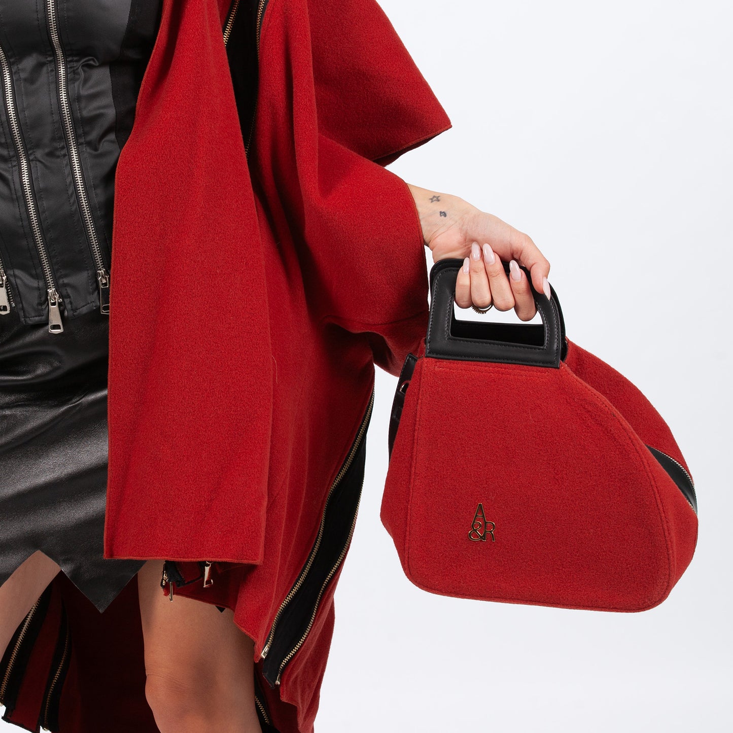 Red Double shopper