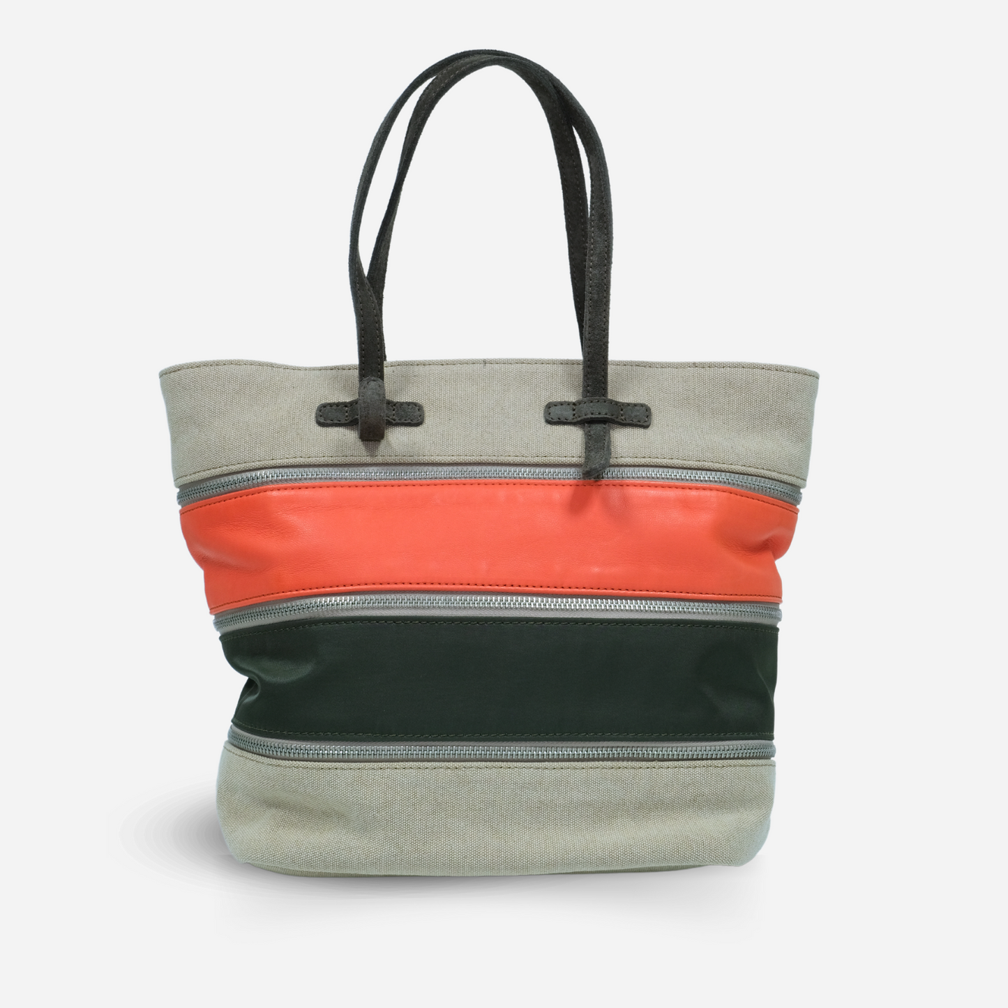 Orange, Beige and Brown Bag