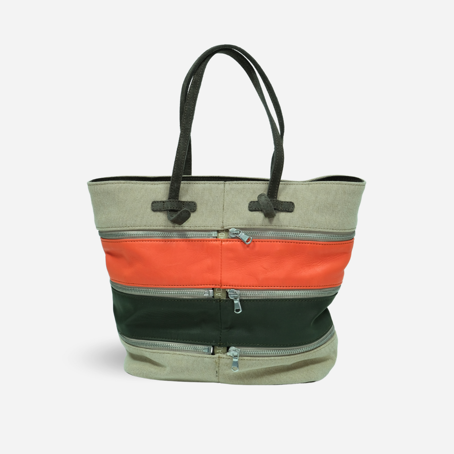 Orange, Beige and Brown Bag