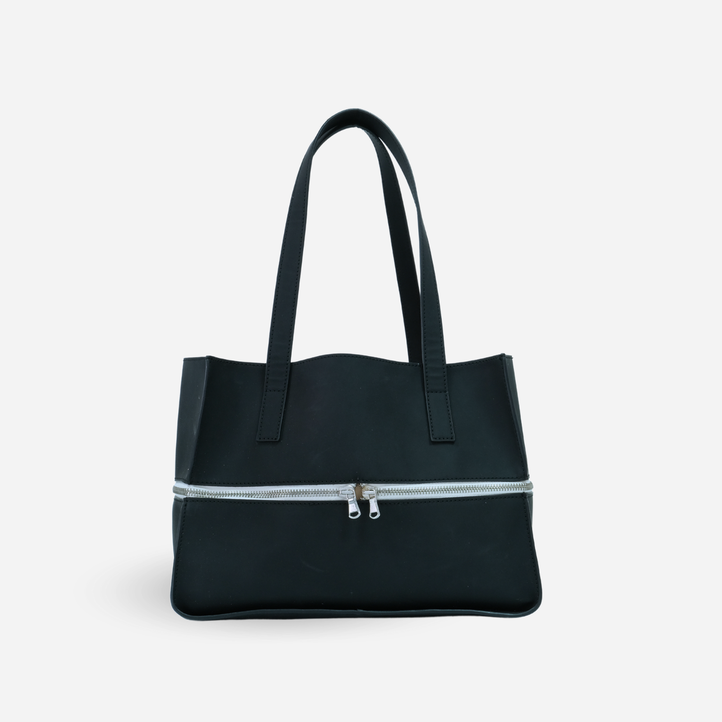 Black bag with long handle