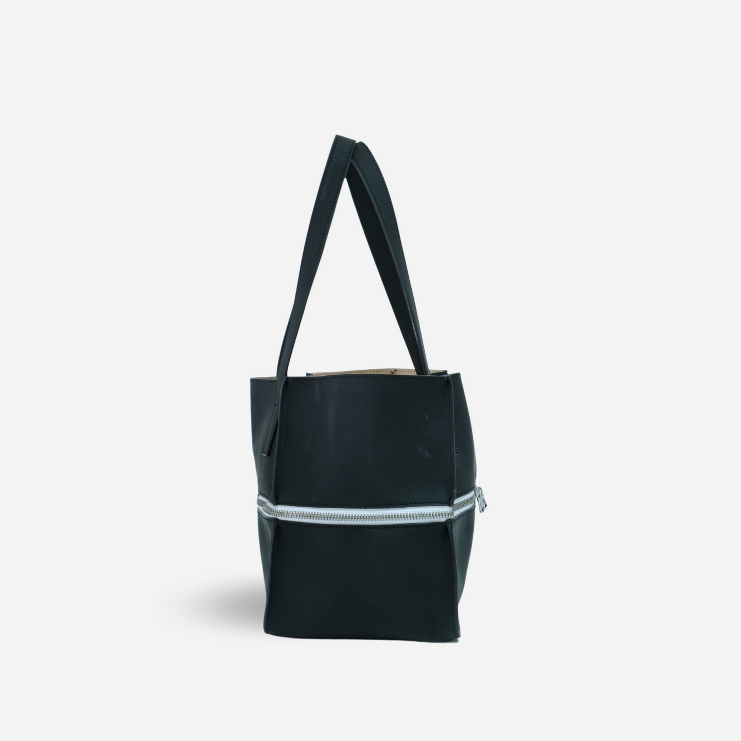 Black bag with long handle