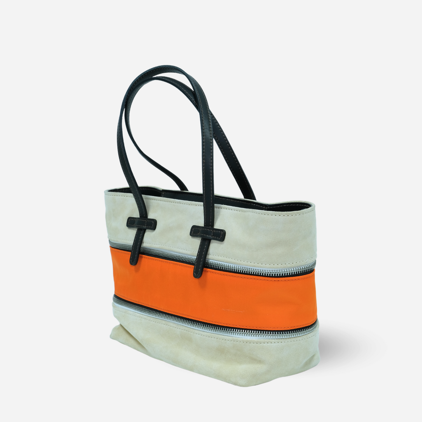 Orange and Beige Bag