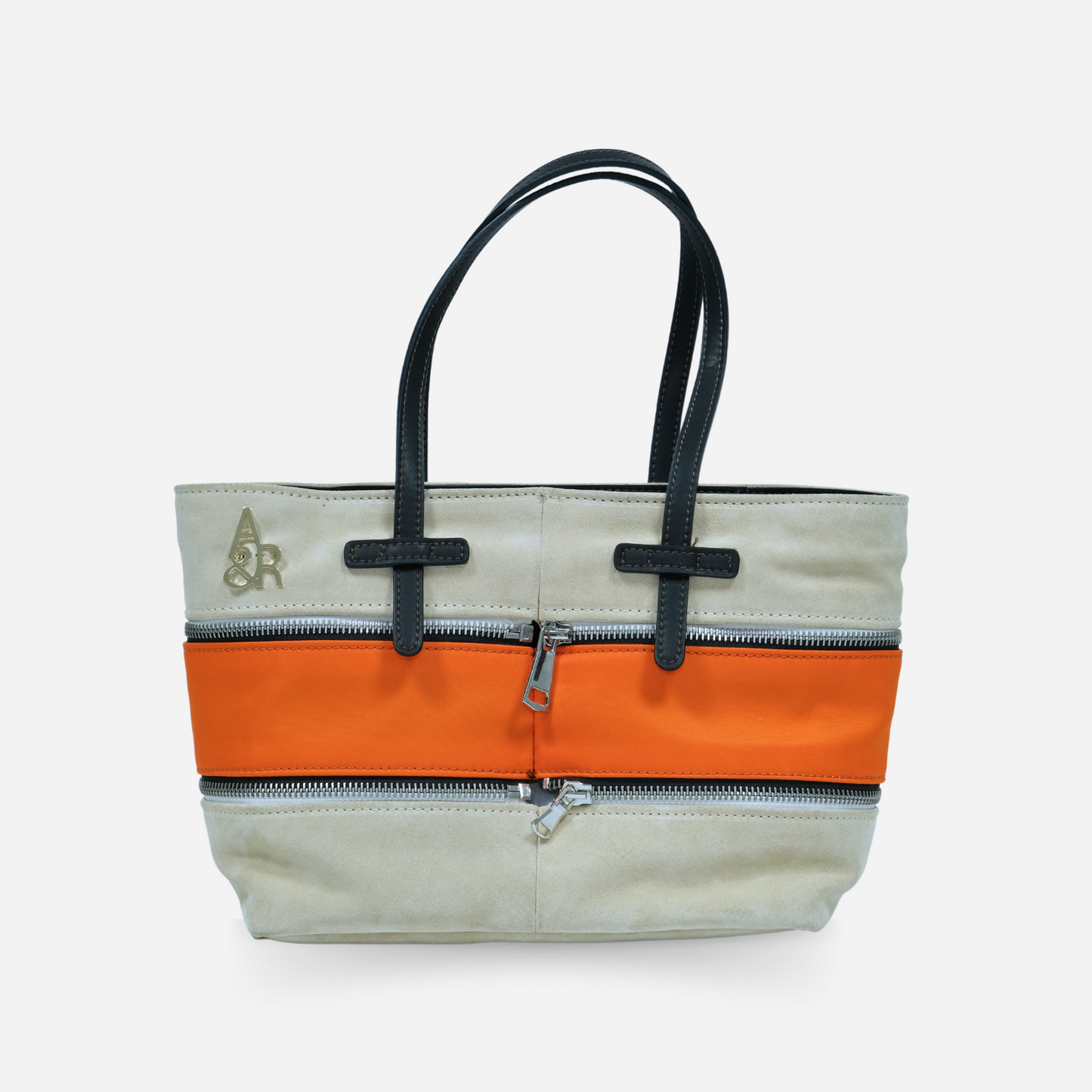 Orange and Beige Bag