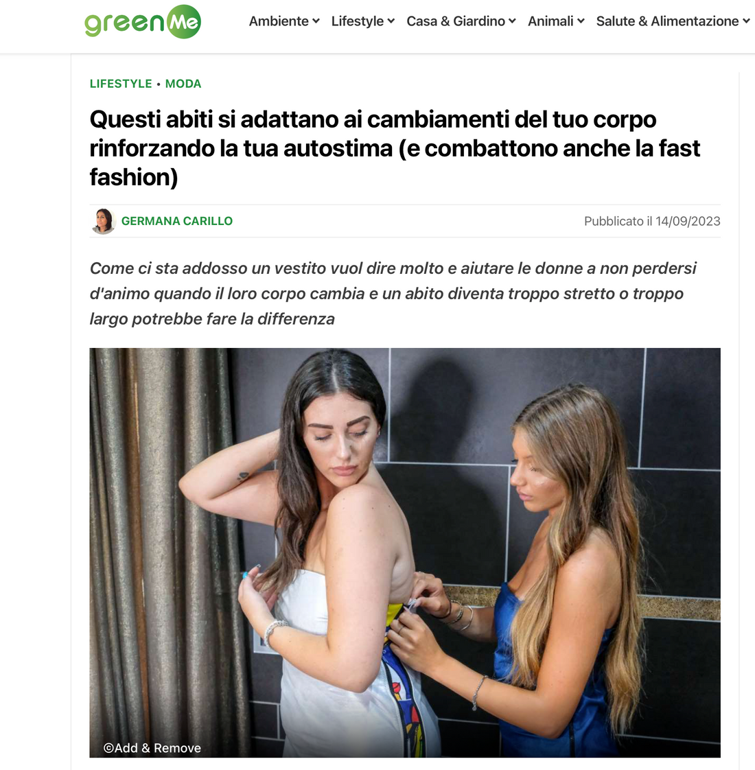 These clothes adapt to your body's changes, strengthening your self-esteem (and also fighting fast fashion)